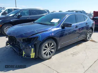 2015 Acura TLX with VIN 19UUB1F39FA018293, listed as a IAAI auction lot 41645461 with 76,068 mi miles. Bid and sale history available at carsss.com. Image 18.