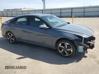 2023 Hyundai Elantra SEL with VIN KMHLS4AGXPU431938, listed as a Copart auction lot 52345275 with 31,783 mi miles and Salvage Title. Bid and sale history available at DreamBid. Image 4.