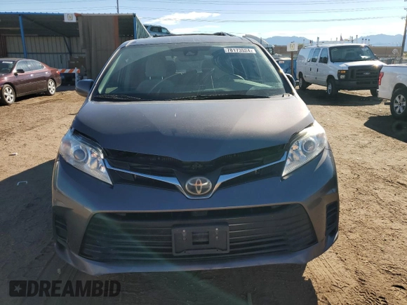 2019 Toyota Sienna LE with VIN 5TDJZ3DC6KS219268, listed as a Copart auction lot 78173524 with 69,168 mi miles and Salvage Title. Bid and sale history available at carsss.com. Image 5.