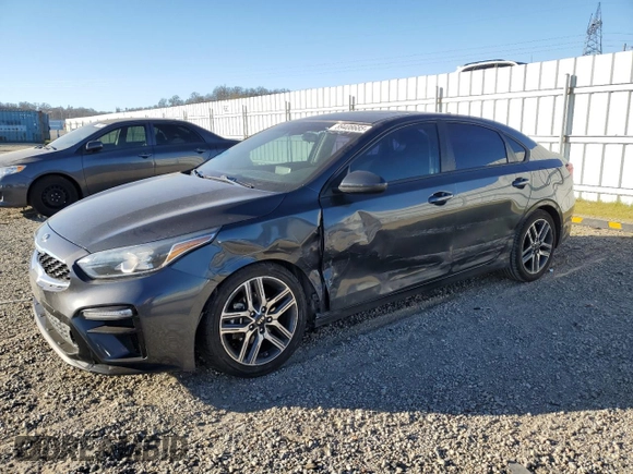 2019 Kia Forte S with VIN 3KPF34AD7KE018127, listed as a Copart auction lot 89408685 with 100,606 mi miles and Salvage Title. Bid and sale history available at carsss.com. Image 1.