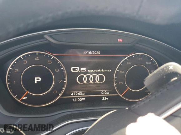 2019 Audi Q5 Prestige с VIN WA1CNAFY0K2112137, выставлен на аукционе Copart как лот 53753645 с пробегом 47 243 миль миль и Списание • Salvage title. История ставок и продаж доступна на DreamBid. Изображение 9.