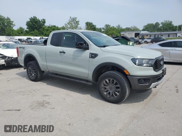 2021 Ford Ranger XL with VIN 1FTER1FH8MLD02641, listed as a Copart auction lot 59501375 with 12,583 mi miles and Salvage title. Bid and sale history available at DreamBid. Image 4.