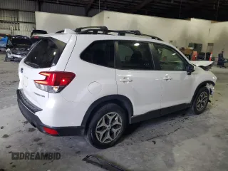 2023 Subaru Forester Premium with VIN JF2SKADCXPH519342, listed as a Copart auction lot 59491745 with 25,581 mi miles and Salvage title. Bid and sale history available at DreamBid. Image 3.