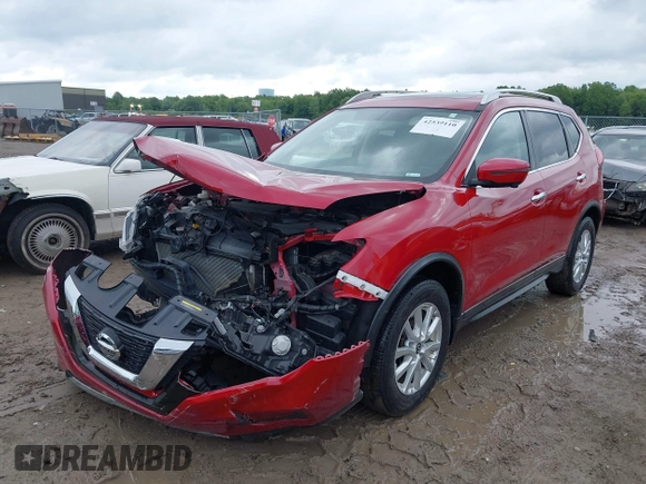 2017 Nissan Rogue S with VIN JN8AT2MV8HW008146, listed as a IAAI auction lot 42539110 with 97,273 mi miles and . Bid and sale history available at DreamBid. Image 17.
