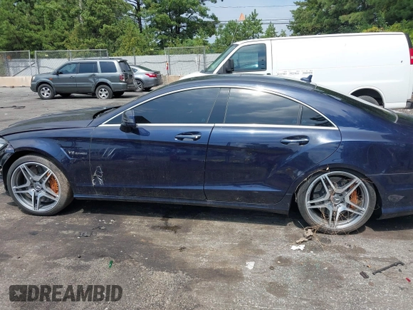 2012 Mercedes-Benz CLS-Class CLS 63 AMG with VIN WDDLJ7EB2CA056734, listed as a IAAI auction lot 40153018 with 34,476 mi miles. Bid and sale history available at carsss.com. Image 14.