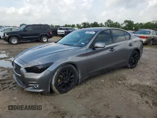 2017 Infiniti Q50 Premium z VIN JN1EV7AP8HM736302, wystawiony jako Copart lot #49898755 z przebiegiem 117 728 mil mil oraz Czysty tytuł • Clean title. Historia ofert i sprzedaży dostępna na DreamBid. Obrazek 1.