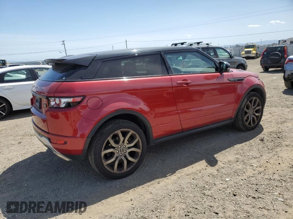2012 Land Rover Range Rover Evoque Dynamic Premium with VIN SALVT1BG4CH000496, listed as a Copart auction lot 57178375 with 60,247 mi miles and Salvage title. Bid and sale history available at DreamBid. Image 3.