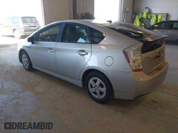 2010 Toyota Prius II with VIN JTDKN3DU4A1276248, listed as a IAAI auction lot 42088760 with 203,783 mi miles. Bid and sale history available at carsss.com. Image 3.