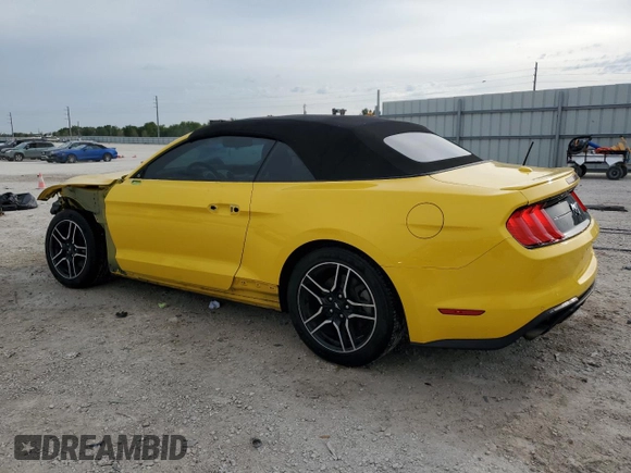 2018 Ford Mustang EcoBoost Premium with VIN 1FATP8UH2J5155828, listed as a Copart auction lot 48230705 with 63,592 mi miles and Salvage Title. Bid and sale history available at carsss.com. Image 2.