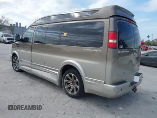 2017 GMC Savana Cargo Van with VIN 1GTW7AFG8H1120201, listed as a IAAI auction lot 41596866 with 1 mi miles. Bid and sale history available at carsss.com. Image 3.