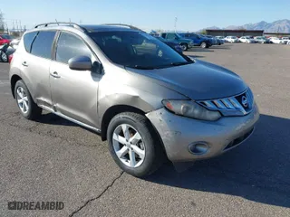 2010 Nissan Murano S with VIN JN8AZ1MU7AW010637, listed as a IAAI auction lot 41847060 with 134,386 mi miles. Bid and sale history available at carsss.com. Image 1.