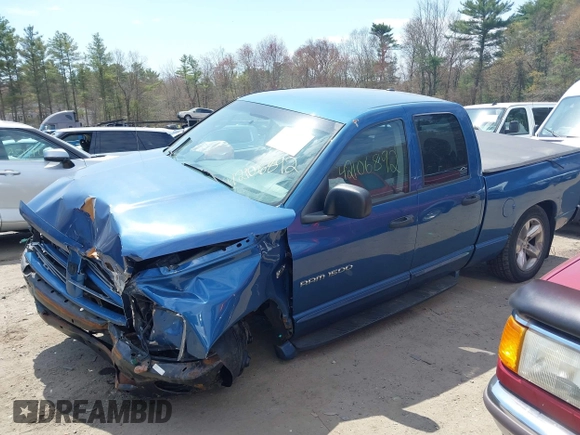 2006 Dodge 1500 SLT with VIN 1D7HU182X6S548559, listed as a IAAI auction lot 42106892 with Not Provided miles and . Bid and sale history available at carsss.com. Image 2.