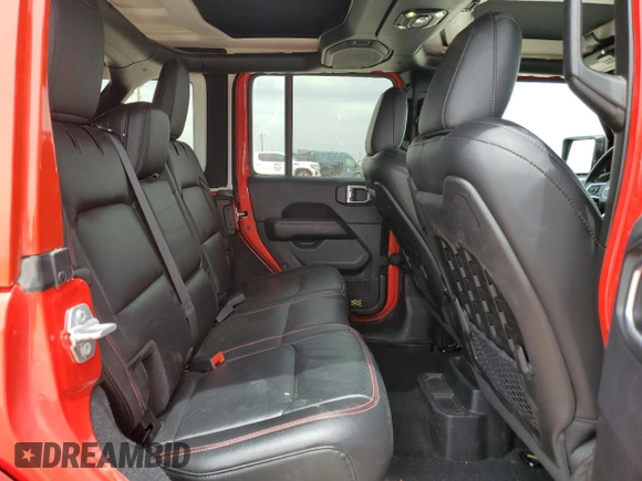 2019 Jeep Wrangler Unlimited Rubicon with VIN 1C4HJXFG4KW581967, listed as a Copart auction lot 53712235 with 37,474 mi miles and Salvage title. Bid and sale history available at DreamBid. Image 11.