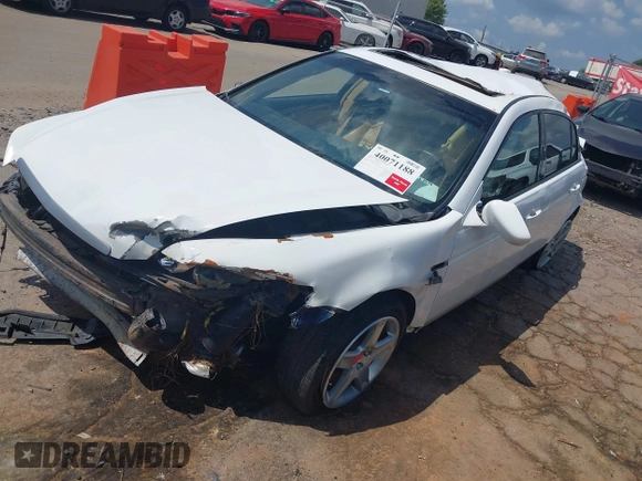 2005 Acura TL with VIN 19UUA66225A048290, listed as a IAAI auction lot 40071188 with 1 mi miles. Bid and sale history available at carsss.com. Image 2.