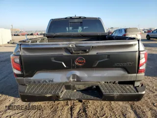 2024 Nissan Titan Pro-4X with VIN 1N6AA1ED7RN106901, listed as a Copart auction lot 43573995 with 42,973 mi miles and Salvage title. Bid and sale history available at DreamBid. Image 6.
