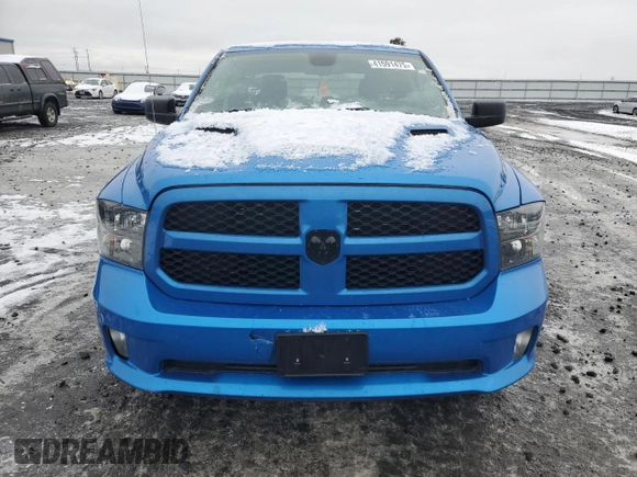 2021 Ram 1500 Tradesman with VIN 1C6RR7FG3MS573549, listed as a Copart auction lot 41591475 with 18,806 mi miles and Salvage title. Bid and sale history available at DreamBid. Image 5.
