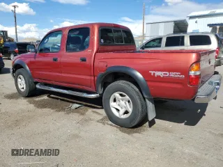 2002 Toyota Tacoma PreRunner with VIN 5TEGN92NX2Z014116, listed as a Copart auction lot 55982425 with 200,180 mi miles and Salvage title. Bid and sale history available at DreamBid. Image 2.