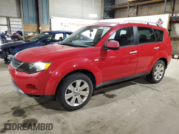 2007 Mitsubishi Outlander XLS with VIN JA4MT41X37Z021811, listed as a Copart auction lot 59788234 with 109,548 mi miles and Salvage Title. Bid and sale history available at carsss.com. Image 1.