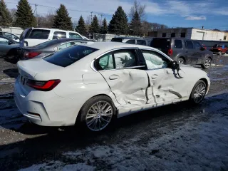 2024 BMW 3 Series 330i xDrive with VIN 3MW89FF07R8E23225, listed as a Copart auction lot 47425445 with 0 mi miles and Salvage Title. Bid and sale history available at carsss.com. Image 3.