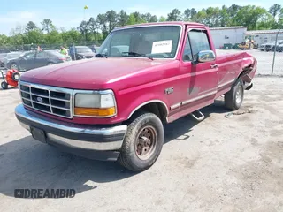 1995 Ford F-150 with VIN 1FTEF14NXSNA06099, listed as a IAAI auction lot 42102587 with Not Provided miles. Bid and sale history available at carsss.com. Image 2.