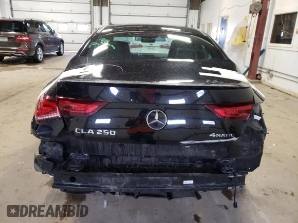 2020 Mercedes-Benz CLA with VIN W1K5J4HB1LN091728, listed as a Copart auction lot 39884043 with 42,387 mi miles. Bid and sale history available at carsss.com. Image 6.