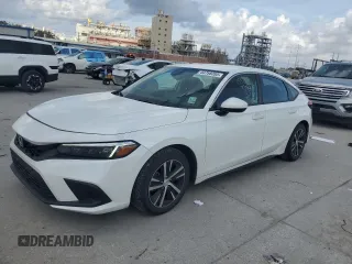 2022 Honda Civic LX z VIN 19XFL2H54NE013734, wystawiony jako Copart lot #44758265 z przebiegiem 55 640 mil mil oraz Szkoda całkowita • Salvage title. Historia ofert i sprzedaży dostępna na DreamBid. Obrazek 1.