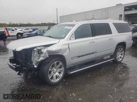 2018 Cadillac Escalade ESV Premium Luxury with VIN 1GYS4JKJ0JR191192, listed as a Copart auction lot 52391485 with 63,292 mi miles and Salvage title. Bid and sale history available at DreamBid. Image 1.