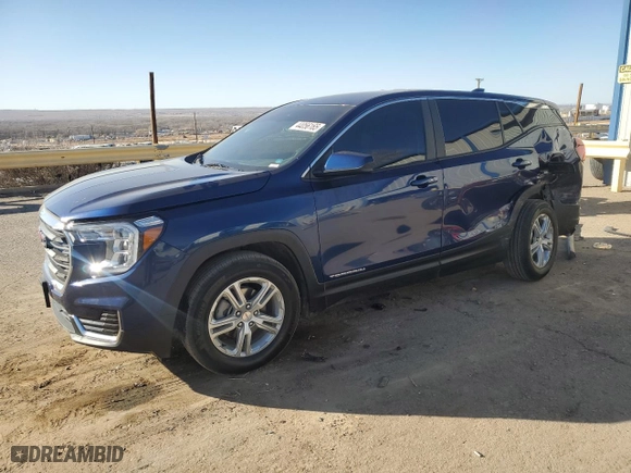 2023 GMC Terrain SLE with VIN 3GKALMEG0PL160731, listed as a Copart auction lot 44056165 with 40,946 mi miles and Salvage Title. Bid and sale history available at carsss.com. Image 1.