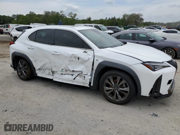 2019 Lexus UX with VIN JTHY3JBH2K2003779, listed as a Copart auction lot 53615075 with 73,200 mi miles and Clean Title. Bid and sale history available at carsss.com. Image 4.
