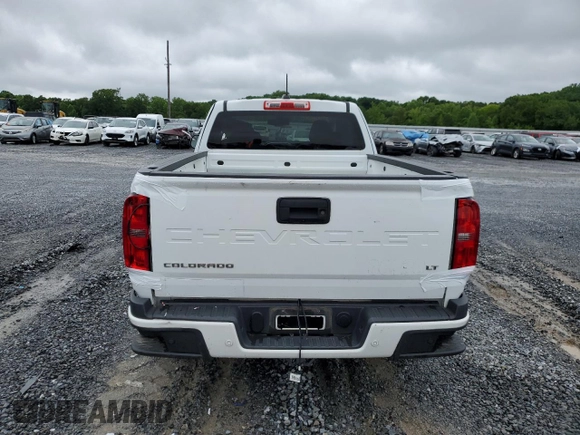 2022 Chevrolet Colorado 2WD LT with VIN 1GCHSCEA8N1191524, listed as a Copart auction lot 58566845 with 31,819 mi miles and Clean title. Bid and sale history available at DreamBid. Image 6.