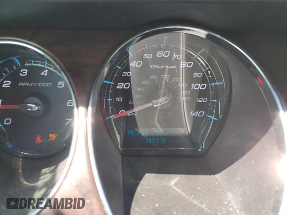 2011 Ford Taurus Limited with VIN 1FAHP2FW6BG157070, listed as a Copart auction lot 59300415 with 143,314 mi miles and Salvage title. Bid and sale history available at DreamBid. Image 9.