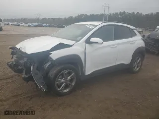 2023 Hyundai Kona SEL with VIN KM8K32ABXPU057865, listed as a Copart auction lot 44892455 with 25,657 mi miles and Salvage Title. Bid and sale history available at carsss.com. Image 1.