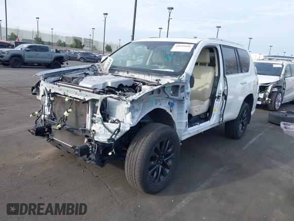 2021 Lexus GX with VIN JTJAM7BX6M5289404, listed as a IAAI auction lot 41695616 with 57,737 mi miles. Bid and sale history available at carsss.com. Image 20.