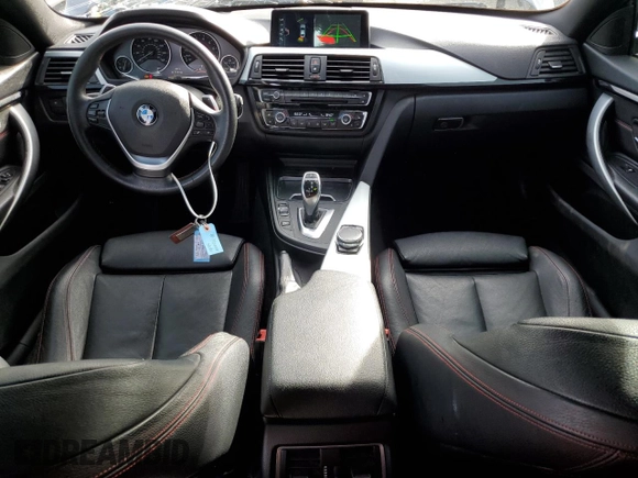 2017 BMW 4 Series 430i xDrive with VIN WBA4F9C54HG440590, listed as a Copart auction lot 45761255 with 105,551 mi miles and Salvage title. Bid and sale history available at DreamBid. Image 8.