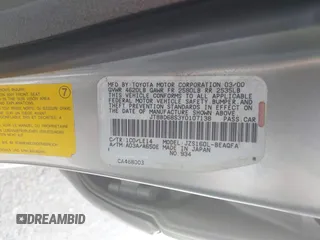 2000 Lexus GS 300 z VIN JT8BD68S3Y0107138, wystawiony jako IAAI lot #42305189 z przebiegiem 265 849 mil mil oraz . Historia ofert i sprzedaży dostępna na DreamBid. Obrazek 9.