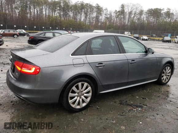 2015 Audi A4 Premium with VIN WAUBFAFL9FN003793, listed as a Copart auction lot 47063275 with 126,123 mi miles and Salvage Title. Bid and sale history available at carsss.com. Image 3.