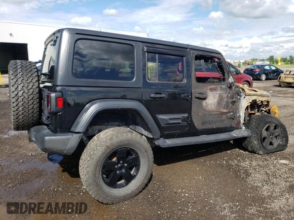2018 Jeep Wrangler Unlimited Sport с VIN 1C4HJXDG8JW103066, выставлен на аукционе Copart как лот 63388393 с пробегом Не указан миль и На запчасти • Non repairable. История ставок и продаж доступна на DreamBid. Изображение 3.