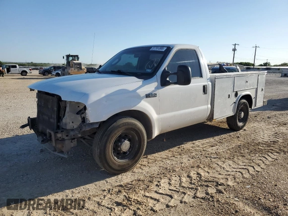 2004 Ford F-250 with VIN 1FDNF20L04ED58147, listed as a Copart auction lot 51791385 with 374,472 mi miles and Salvage title. Bid and sale history available at DreamBid. Image 1.