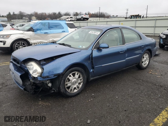 2004 Mercury Sable LS Premium with VIN 1MEFM55S34A615985, listed as a Copart auction lot 85428614 with 54,431 mi miles and Salvage Title. Bid and sale history available at carsss.com. Image 1.