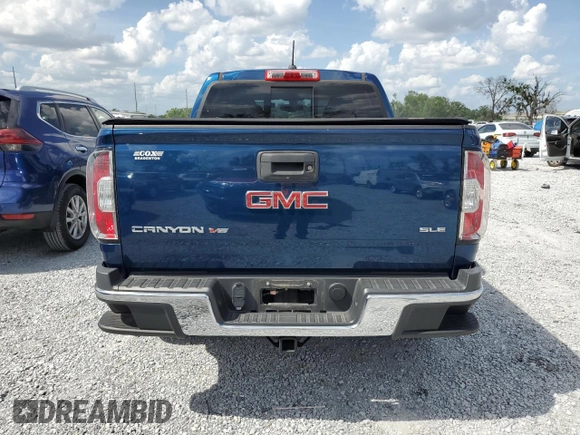 2019 GMC Canyon 4WD SLE with VIN 1GTG6CEN5K1120926, listed as a Copart auction lot 51288955 with 76,995 mi miles and Salvage Title. Bid and sale history available at carsss.com. Image 6.
