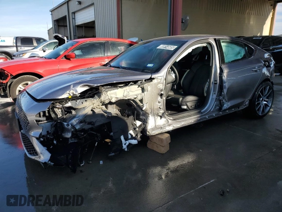 2025 Genesis G70 2.5T with VIN KMTG34SC9SU154000, listed as a Copart auction lot 88914685 with Not Provided miles and Salvage Title. Bid and sale history available at carsss.com. Image 1.
