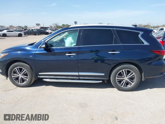 2017 Infiniti QX60 with VIN 5N1DL0MN9HC542587, listed as a IAAI auction lot 41745897 with 85,746 mi miles and . Bid and sale history available at carsss.com. Image 14.