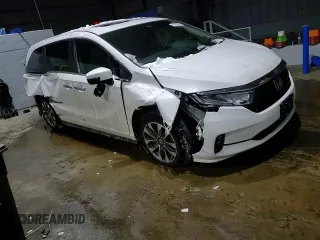 2021 Honda Odyssey EX-L with VIN 5FNRL6H76MB036222, listed as a Copart auction lot 44172475 with 105,388 mi miles and Salvage Title. Bid and sale history available at DreamBid. Image 12.