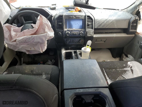 2018 Ford F-150 XL with VIN 1FTEW1EPXJFD77885, listed as a Copart auction lot 44845035 with 0 mi miles and Salvage Title. Bid and sale history available at carsss.com. Image 8.