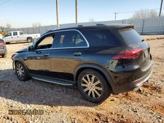 2025 Mercedes-Benz GLE 450 with VIN 4JGFB5KB8SB336062, listed as a Copart auction lot 42207995 with 3,674 mi miles and Salvage title. Bid and sale history available at DreamBid. Image 2.