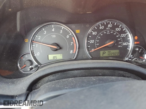 2013 Toyota Corolla L with VIN 2T1BU4EE1DC103738, listed as a Copart auction lot 55077135 with 122,923 mi miles and Salvage Title. Bid and sale history available at DreamBid. Image 9.