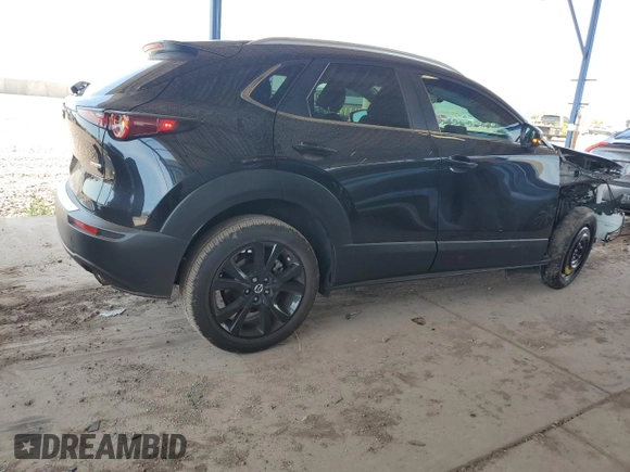 2025 Mazda CX-30 2.5 S Select Sport with VIN 3MVDMBBM6SM776133, listed as a Copart auction lot 52204885 with 3,504 mi miles and Salvage Title. Bid and sale history available at carsss.com. Image 3.