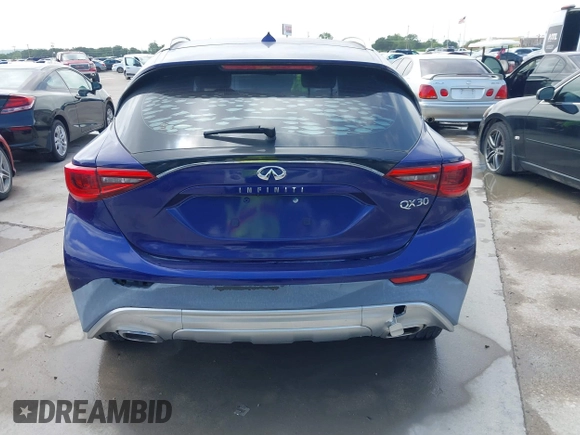 2017 Infiniti QX30 Premium with VIN SJKCH5CR9HA035085, listed as a IAAI auction lot 42675557 with Not provided miles and . Bid and sale history available at DreamBid. Image 16.