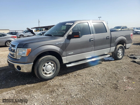 2013 Ford F-150 XL with VIN 1FTFW1CT0DKE22865, listed as a Copart auction lot 47552545 with 119,370 mi miles and Salvage Title. Bid and sale history available at carsss.com. Image 1.