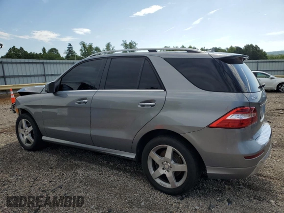 2014 Mercedes-Benz M 350 with VIN 4JGDA5JB6EA372418, listed as a Copart auction lot 60975265 with 134,387 mi miles and Salvage title. Bid and sale history available at DreamBid. Image 2.